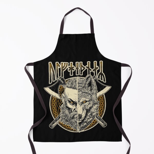 Item preview, Ulfhednar Viking Wolf Pagan Warrior Ulfhedinn Norse Futhark Runes designed and sold by BluePagan.