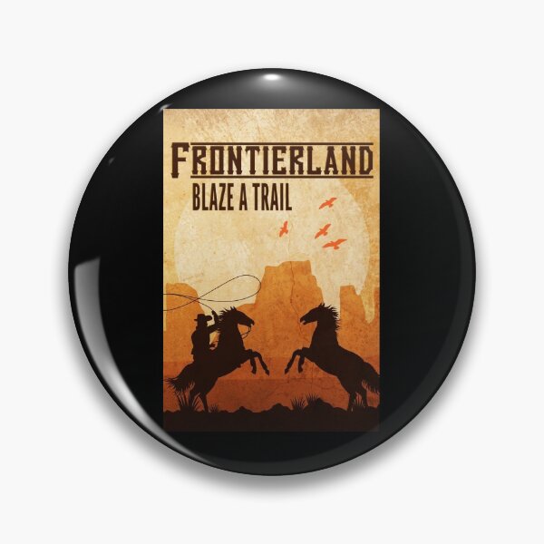 Item preview, Frontierland Vintage Poster Blaze a Trail designed and sold by nvrland-novelty.
