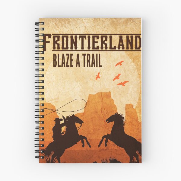 Item preview, Frontierland Vintage Poster Blaze a Trail designed and sold by nvrland-novelty.