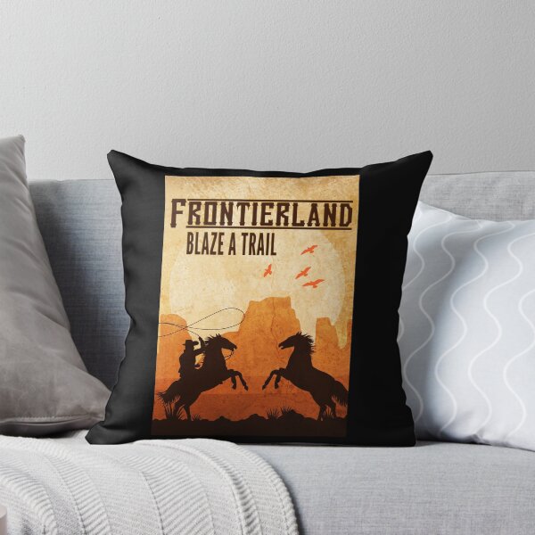 Item preview, Frontierland Vintage Poster Blaze a Trail designed and sold by nvrland-novelty.