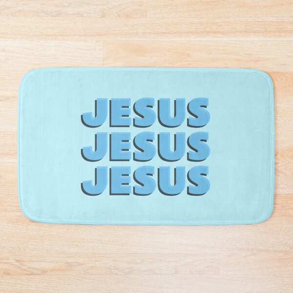 Artikelvorschau, Jesus Jesus Jesus, Jesus Typografie entworfen und verkauft von HeavenlyCrafts.