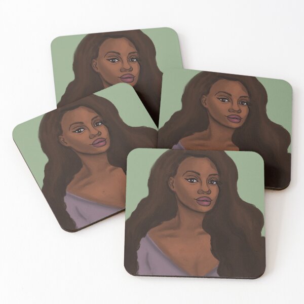 Item preview, Leah, African American Art, Black woman illustration designed and sold by SheaDesign.