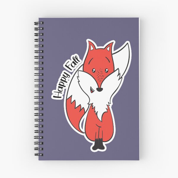 Item preview, happy fall with cute fox designed and sold by happyartbymary.