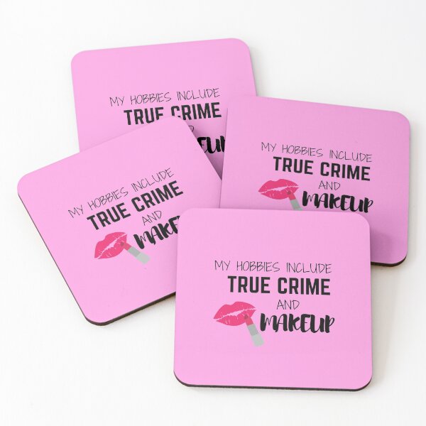 Item preview, My Hobbies Include True Crime and Makeup  designed and sold by PlumNearly.