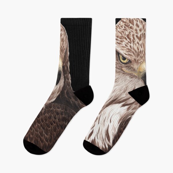 Item preview, Eagle Watercolor in black background designed and sold by just-art.