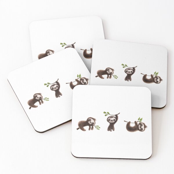 Item preview, Three Cute Sloths designed and sold by Pavnud.