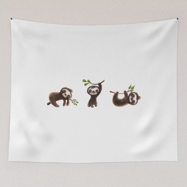 Item preview, Three Cute Sloths designed and sold by Pavnud.