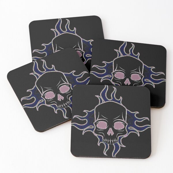 Item preview, skull and fire-black skull designed and sold by Wtp1985.