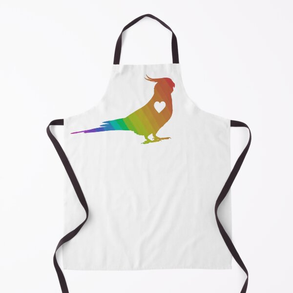 Item preview, Cockatiel Silhouette - Rainbow Coloured - Love Cockatiels designed and sold by Syddall Susan.