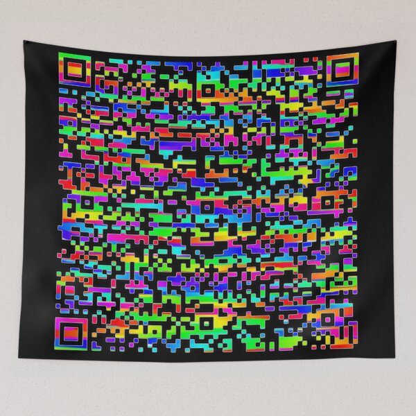 Item preview, Rainbow abstract QR Universal n ° 11 designed and sold by Gotoo.