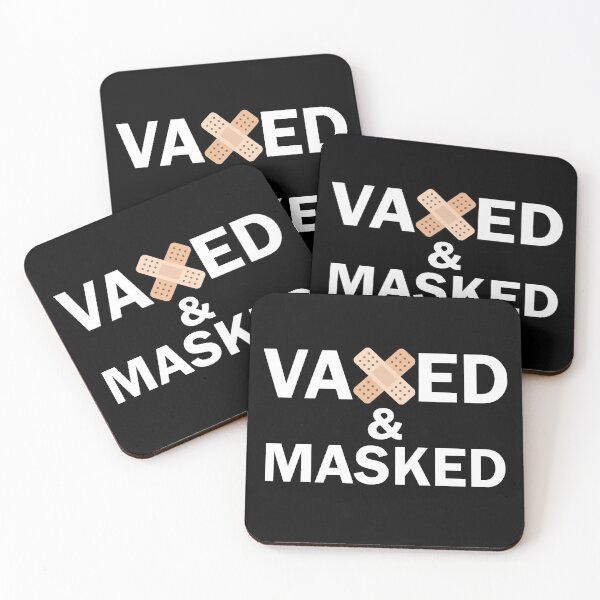 Item preview, Vaxed and Masked with band aid designed and sold by TalesOfScience.