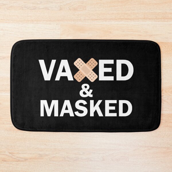 Item preview, Vaxed and Masked with band aid designed and sold by TalesOfScience.