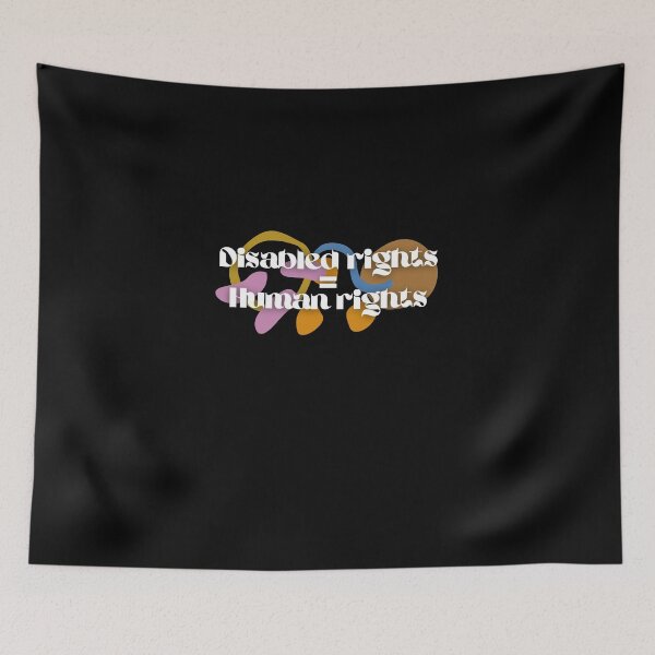 Item preview, Disability rights equal human rights 70s style designed and sold by SunnyAlloy.