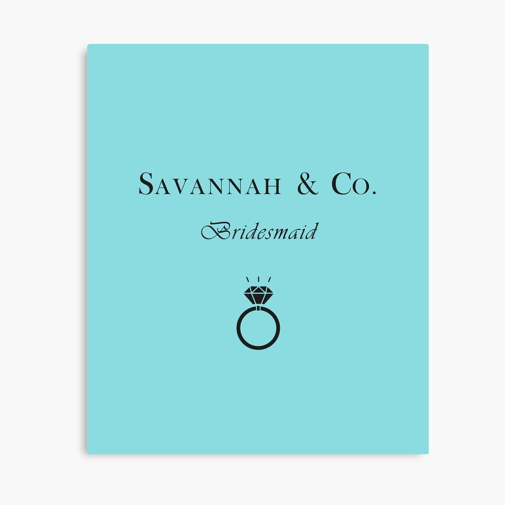 Tiffany and co discount maid of honor