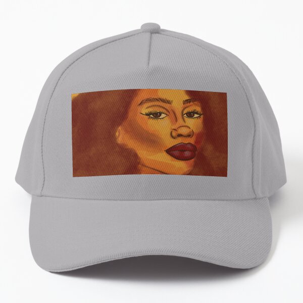 Sunshine, African American Art, Black woman illustration Baseball Cap