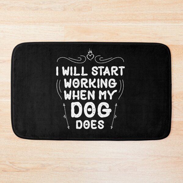 Item preview, I Will Start Working When My Gog Does funny Doggy gift designed and sold by Usoubmaster.