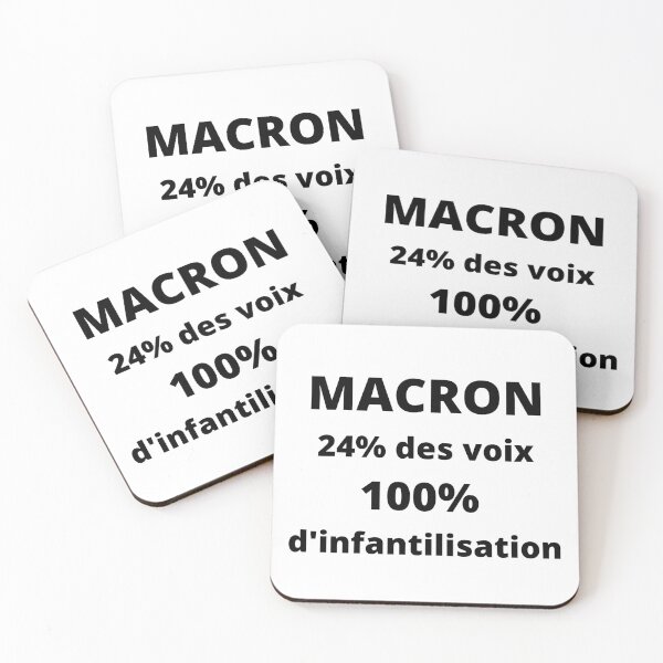 Item preview, Macron 24% of the vote 100% infantilization anti macron message social movement demos demo defense sovereignty designed and sold by FranceLibre.