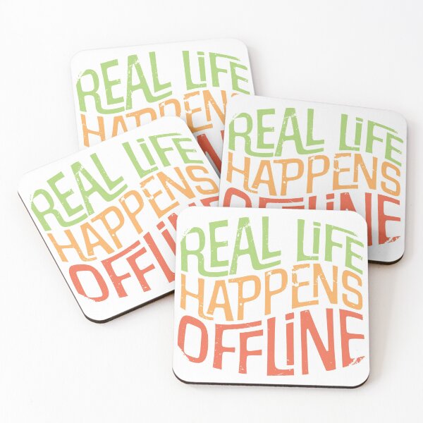 Item preview, Real Life Happens Offline designed and sold by fotollissimo.