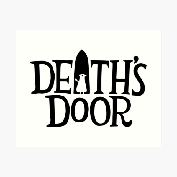 Death's Door Logo (Black) | Art Print