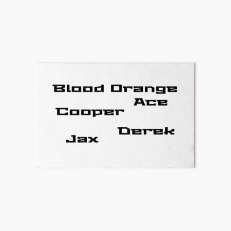 Item preview, Blood Orange Boys rwr designed and sold by RWR by EH Merch.