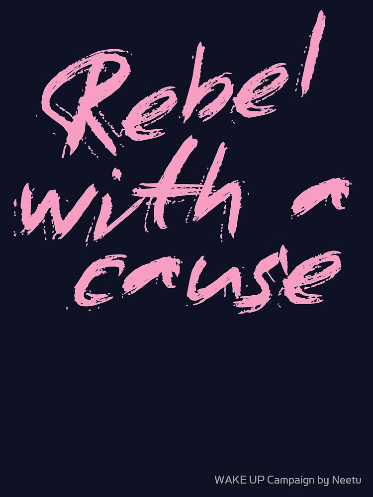 Thumbnail 2 of 2, Baby One-Piece, Rebel With a Cause (PINK) designed and sold by SomeSquirrel.