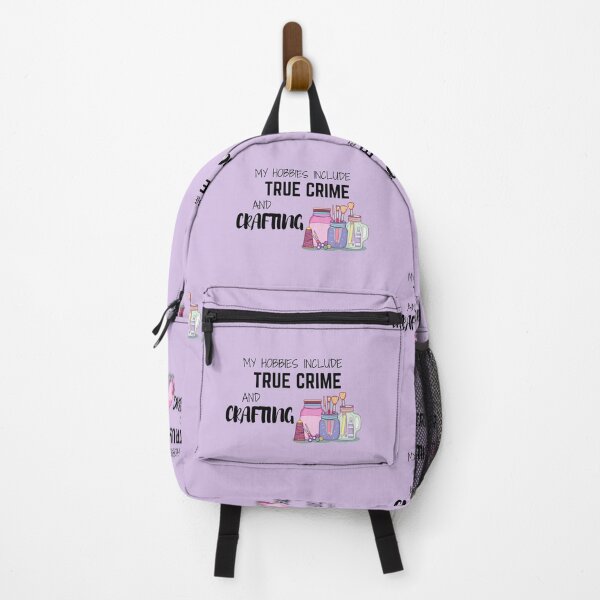 Item preview, My Hobbies Include True Crime and Crafting designed and sold by PlumNearly.