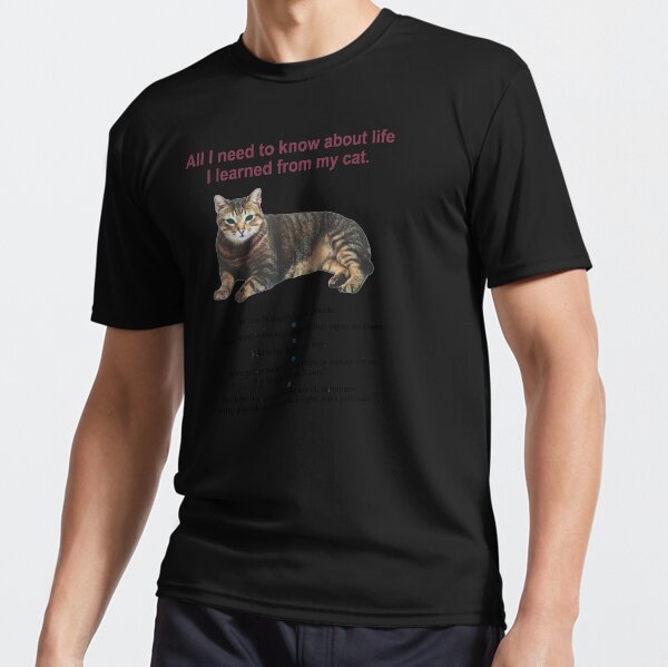 Artikel-Vorschau von Alles, was ich über das Leben wissen muss, habe ich von meiner Katze gelernt, designt und verkauft von juliaanndesigns.