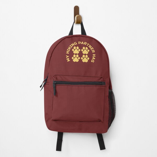 Item preview, My Hiking Partner Has Four Legs | Golden Paw Tracks designed and sold by BoldTigerDesign.