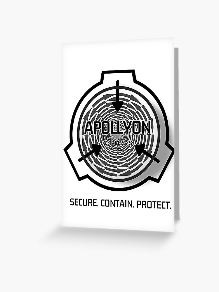 Draw me a futuristic scp foundation logo