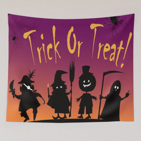 Item preview, Trick or Treat Silhouette Monsters  designed and sold by WearWolfDesigns.