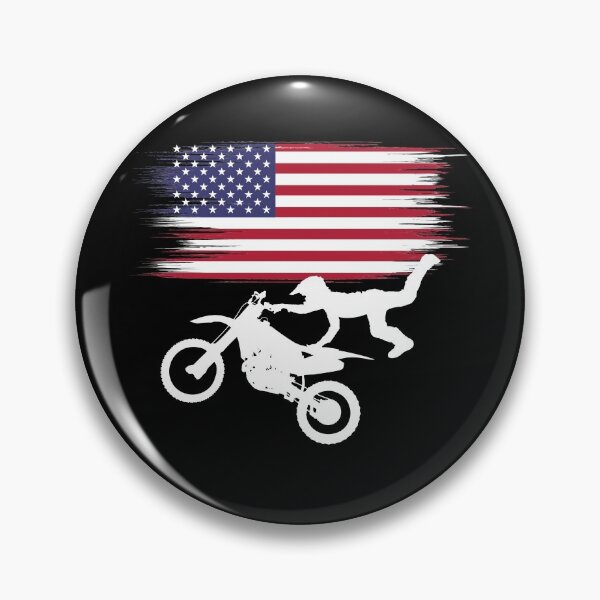 Item preview, American Dirt Bike Rider - American Dream - USA designed and sold by RedSparkle.
