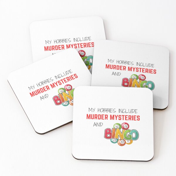 Item preview, My Hobbies Include Murder Mysteries and BINGO designed and sold by PlumNearly.