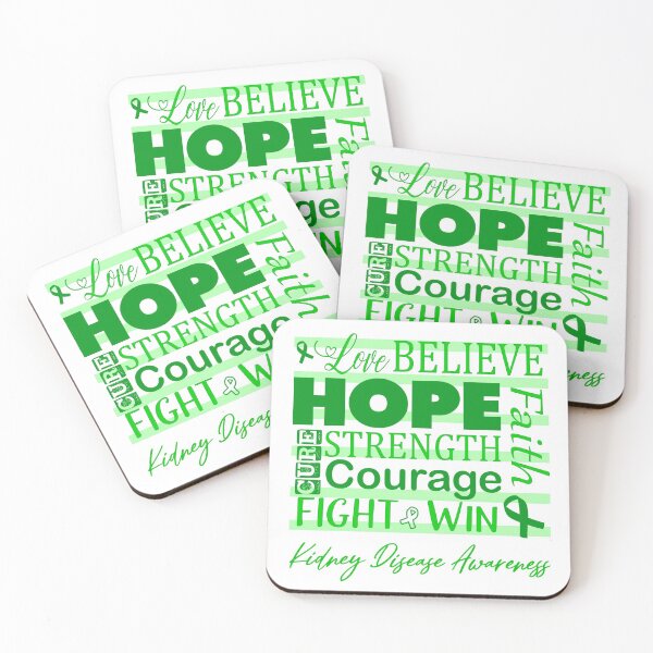 Item preview, Love Believe Hope Kidney Disease Awareness designed and sold by largellie.