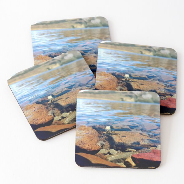 Item preview, river rocks close up photogaphy landscape designed and sold by -Lily-Anne-.