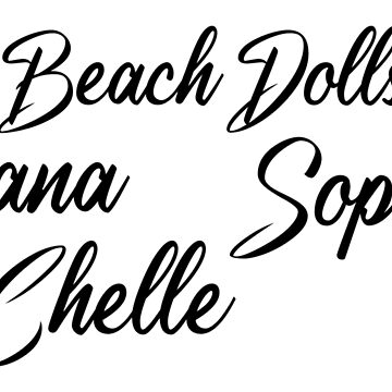 Artwork thumbnail, The Beach Dolls rwr by RWR by EH Merch