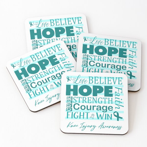 Item preview, Love Believe Hope Knee Injury Awareness designed and sold by largellie.