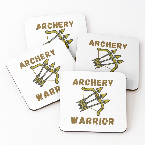 Item preview, Archery Warrior - Archery Lover Gold Brown Colored Text white background designed and sold by IrinchiDE.