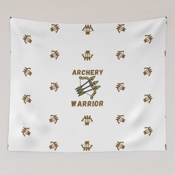 Item preview, Archery Warrior - Archery Lover Gold Brown Colored Text white background designed and sold by IrinchiDE.