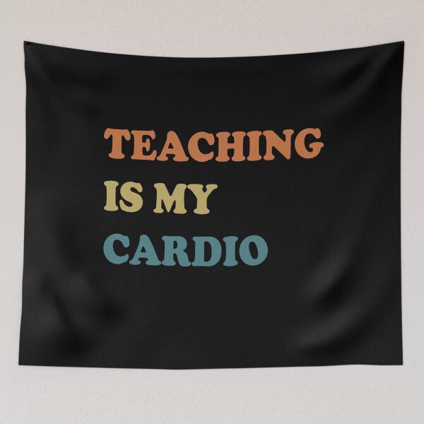 Item preview,  teaching is my cardio t-shirt designed and sold by seriesxanime.