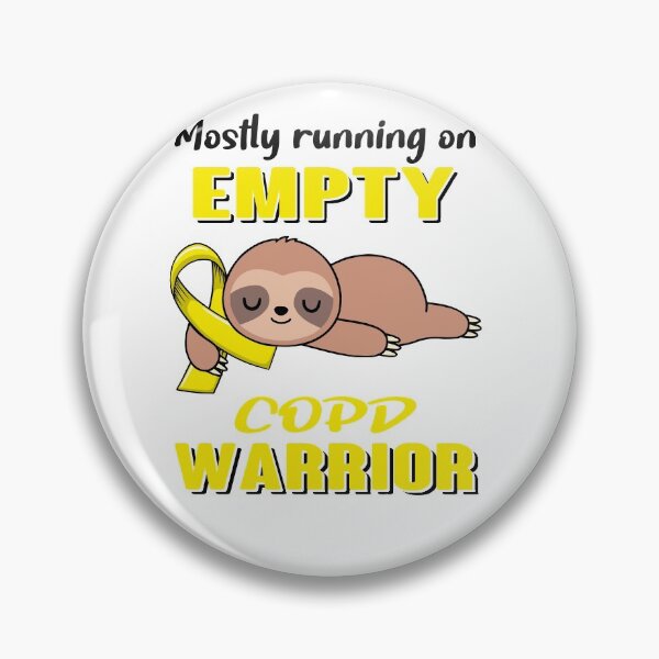 Item preview, Mostly Running On Empty COPD Warrior designed and sold by Brad-FI.