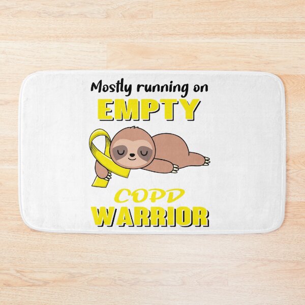 Item preview, Mostly Running On Empty COPD Warrior designed and sold by Brad-FI.