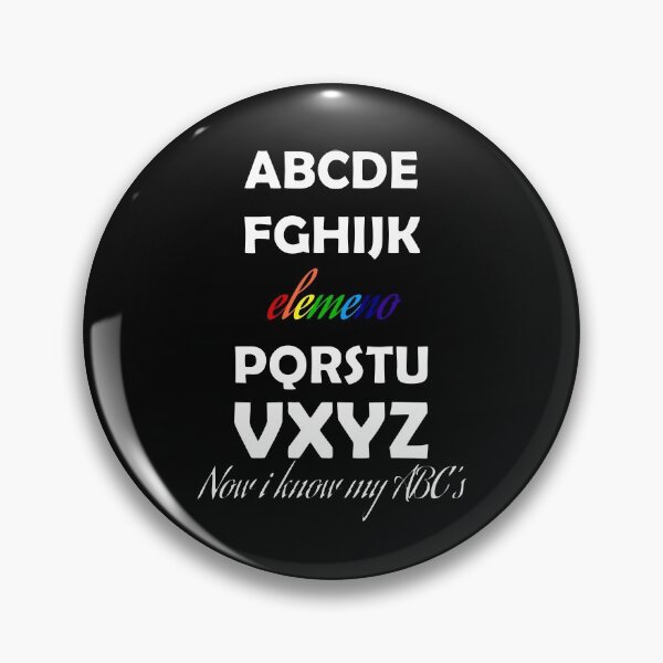 Item preview, funny alphabet elemeno essential gifts for teachers  designed and sold by seriesxanime.