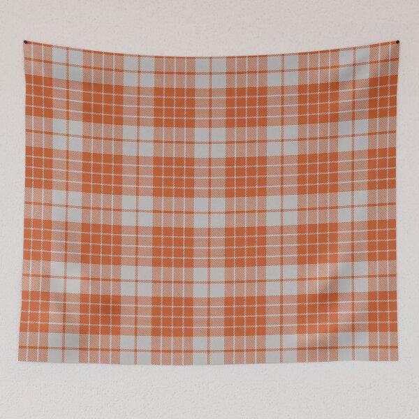 Item preview, Burnt Orange Fashion Tartan Plaid Pattern designed and sold by 89BLACK.