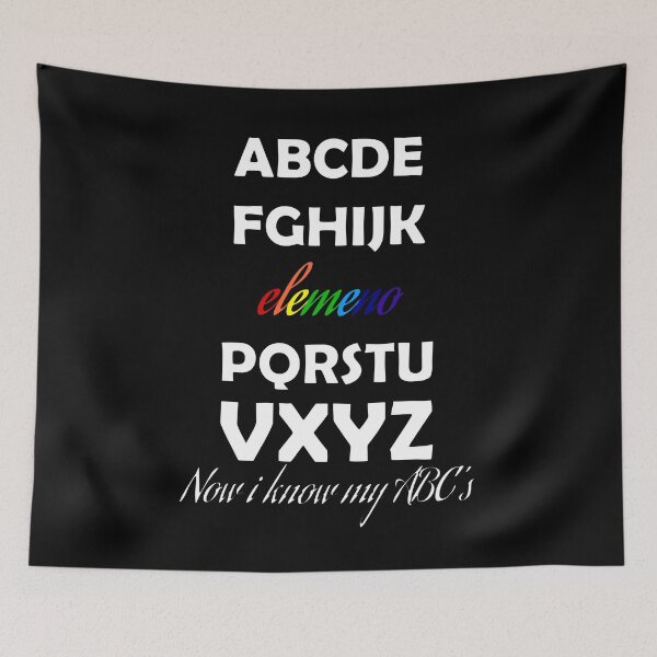 Item preview, funny alphabet elemeno essential gifts for teachers  designed and sold by seriesxanime.