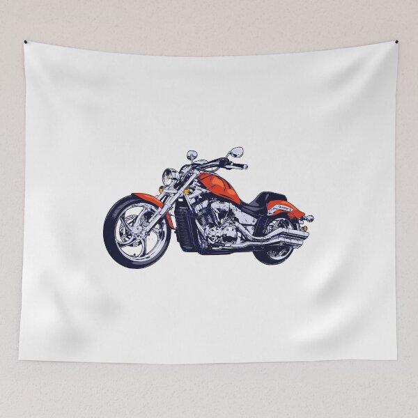 Item preview, MOTO - Harley - Motorcycle ORANGE designed and sold by artorno.