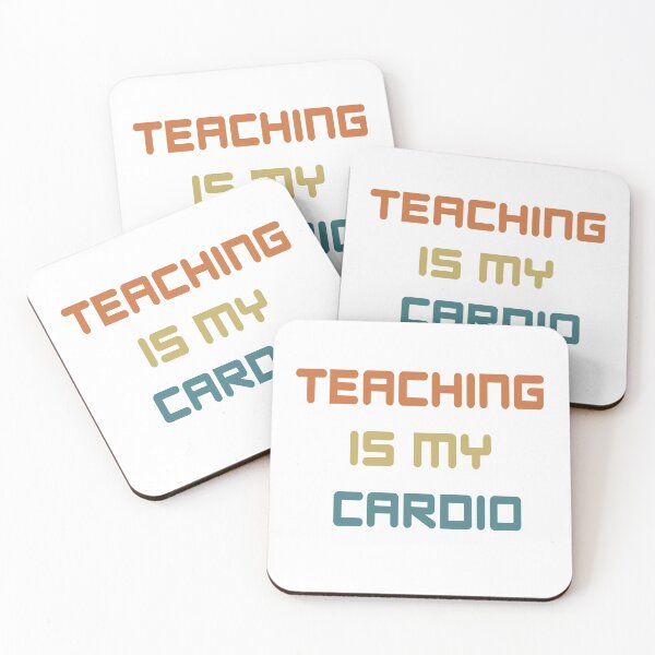Item preview,  teaching is my cardio t-shirt designed and sold by seriesxanime.