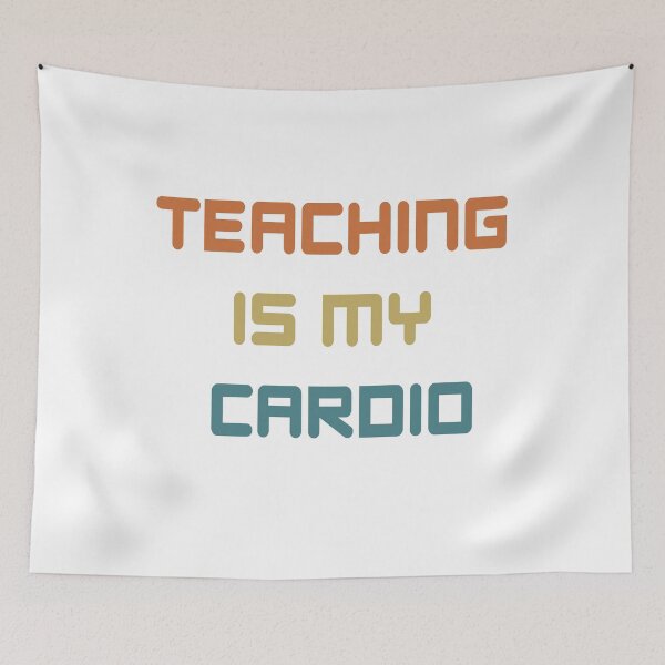 Item preview,  teaching is my cardio t-shirt designed and sold by seriesxanime.