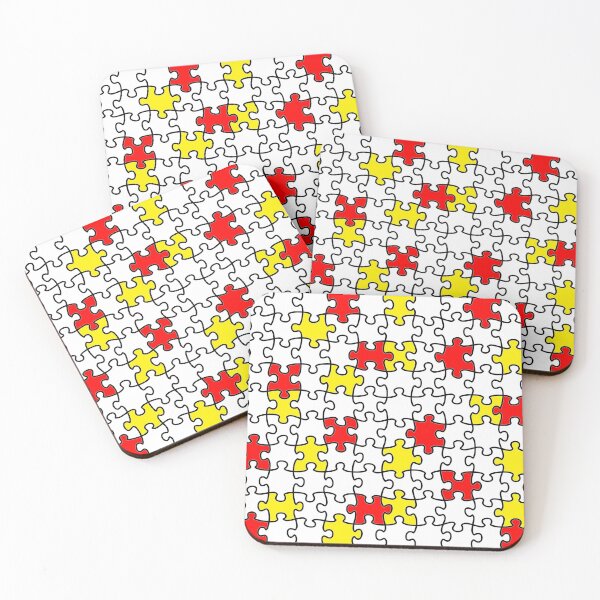 Item preview, Jigsaw puzzle red and yellow colours designed and sold by Graphics By Craig.