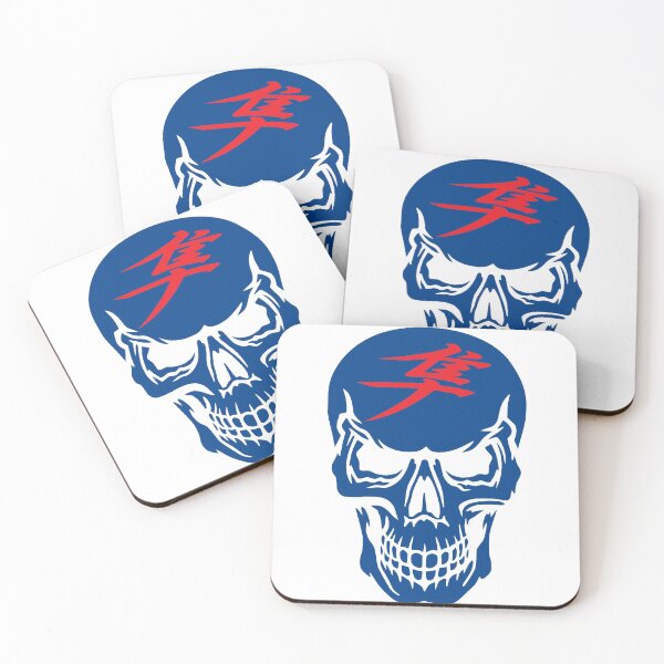 Item preview, SUZUKI HAYABUSA BLUE SKULL designed and sold by Hayorik.