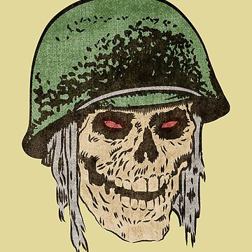 Artwork thumbnail, Vintage Zombie Soldier Skull by Salty-Dog2